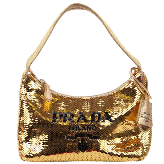 Re-Edition 2000 Sequin Mini Bag