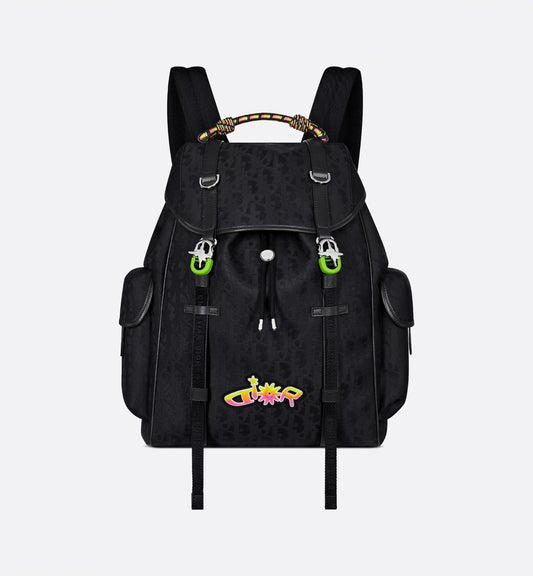 Dior And Lewis Hamilton Dior Hit The Road Backpack With Flap