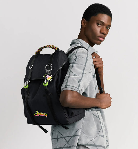Dior And Lewis Hamilton Dior Hit The Road Backpack With Flap